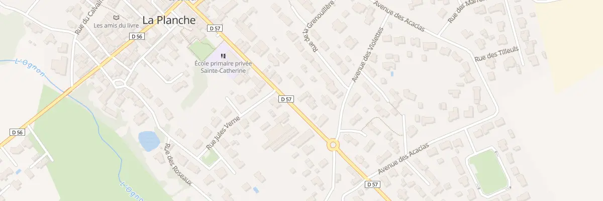 Plan du 12 Rue de nantes à La Planche