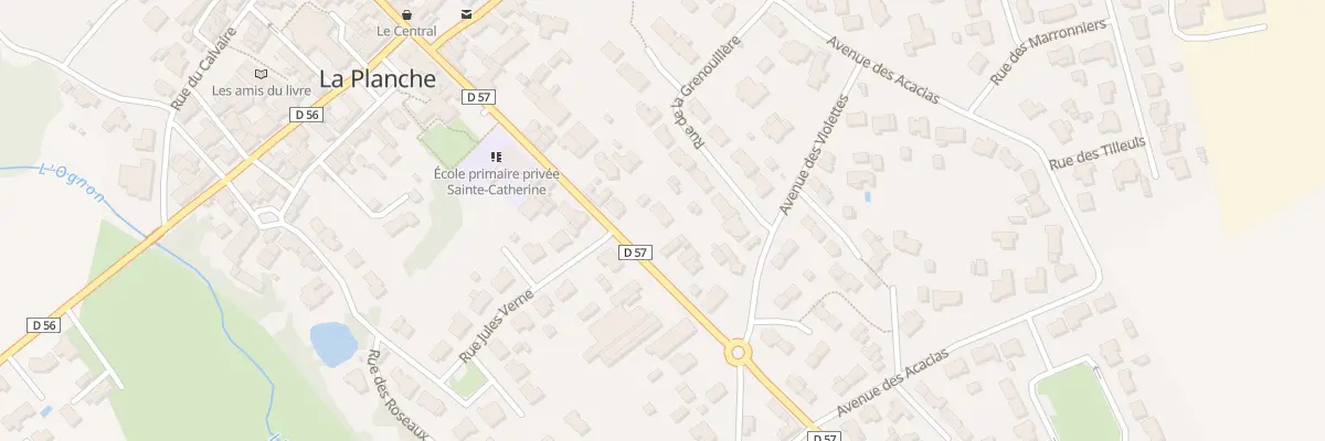 Plan du 14 Rue de nantes à La Planche