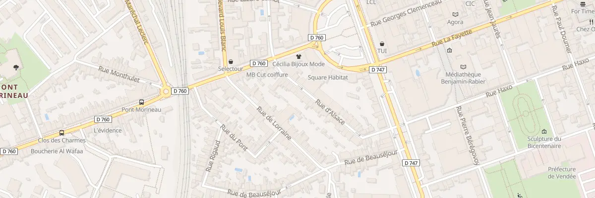 Plan du 27 Rue d’alsace à La Roche-sur-Yon