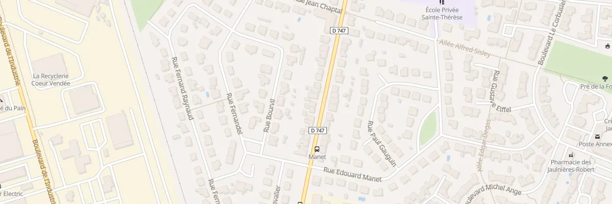 Plan du 86 Rue d’Aubigny à La Roche-sur-Yon