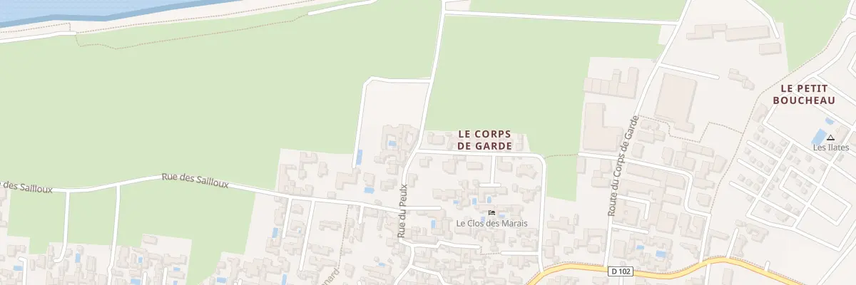 Plan du 50 Rue du Peulx à Loix