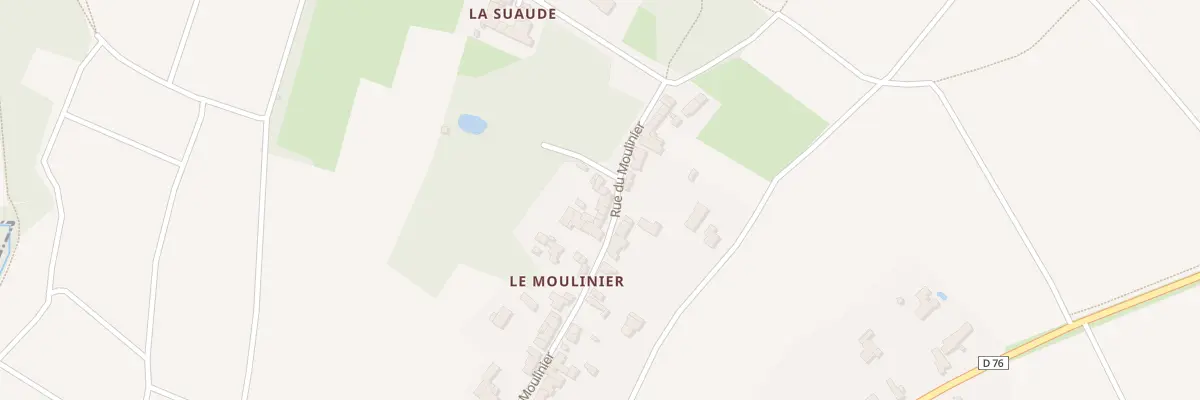 Plan du 33 Rue du moulinier à Château-Thébaud