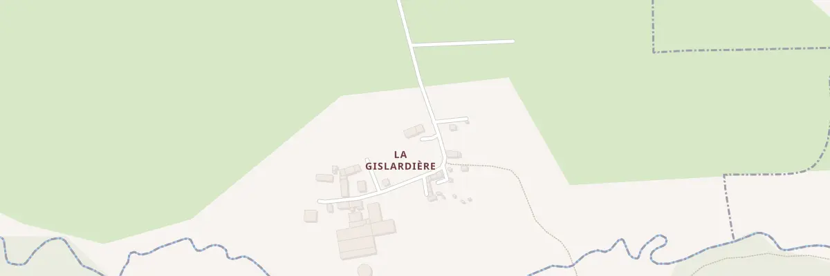 Plan du 2 La Gislardiere Saint-Ursin à Saint-Jean-des-Champs