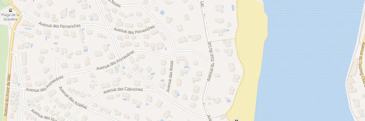 Plan du 110 Av des Roses à Soorts-Hossegor