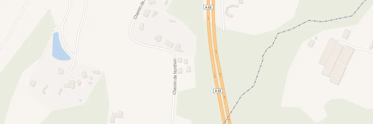Plan du 943 Che de Northon à Ondres