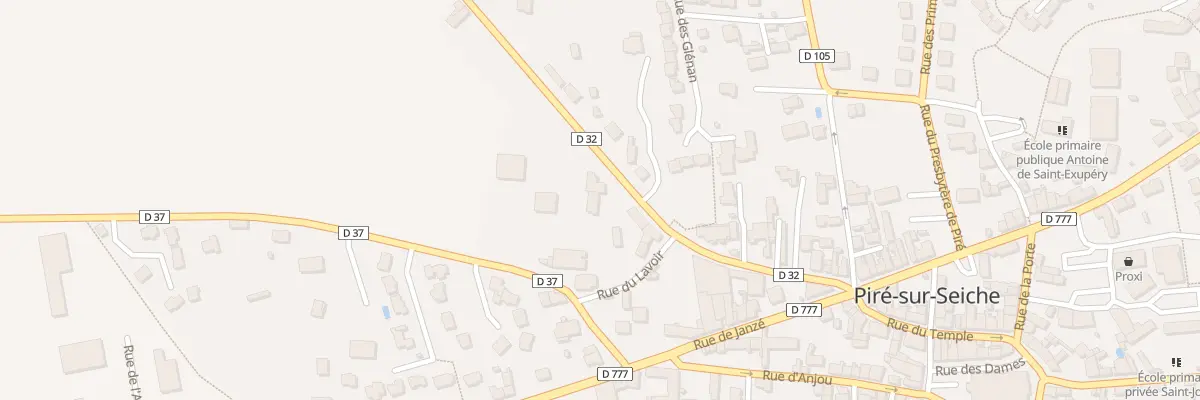 Plan du 7 Rue de Châteaugiron à Piré-Chancé