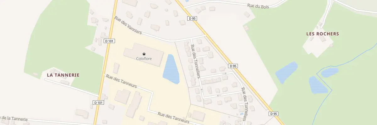 Plan du 10 Rue des Tonneliers à La Bouëxière