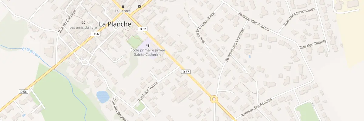 Plan du 16 Rue de nantes à La Planche
