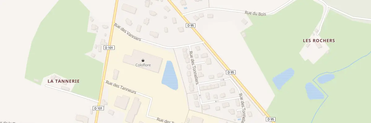 Plan du 8 Rue des Tonneliers à La Bouëxière