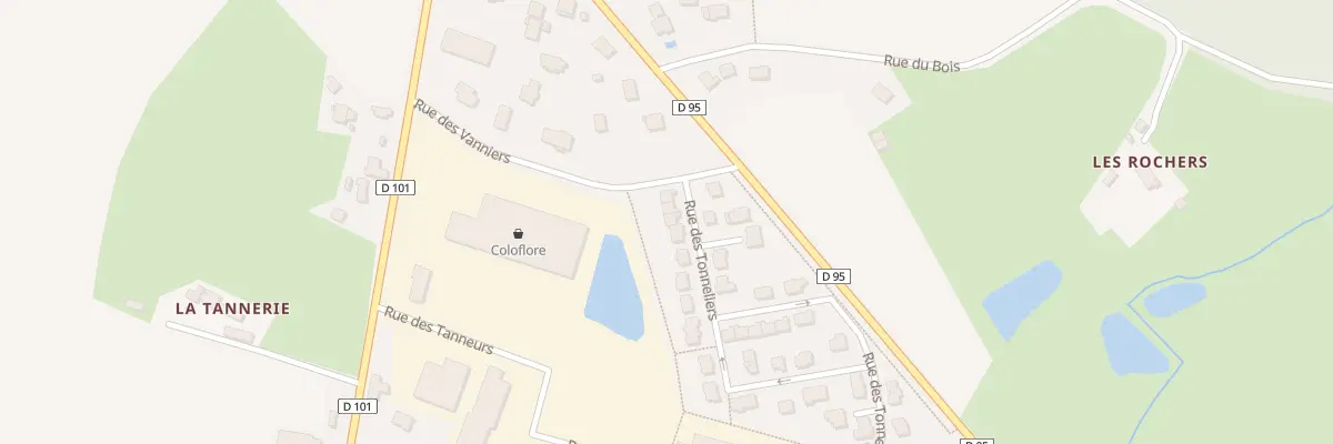 Plan du 6 Rue des Tonneliers à La Bouëxière