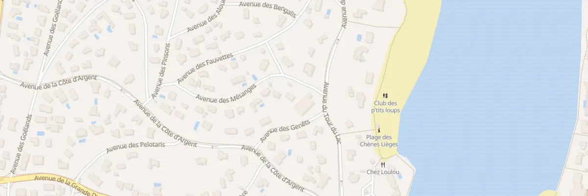 Plan du 55 Av du Cap Olchansky à Soorts-Hossegor