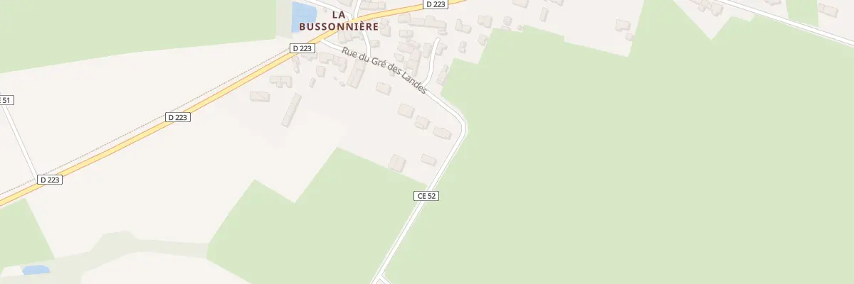 Plan du 158 Rue du Gré des Landes à Petit-Mars