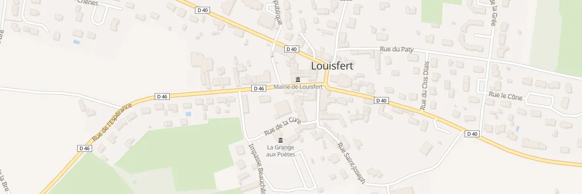 Plan du 4 Rue de l’Espérance à Louisfert