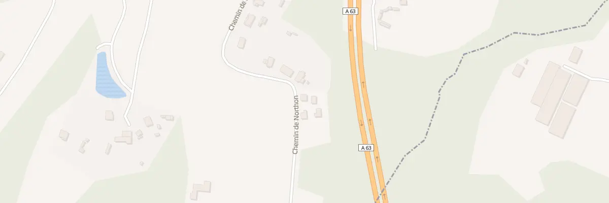 Plan du 949 Che de Northon à Ondres