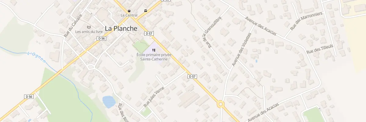 Plan du 18 Rue de nantes à La Planche