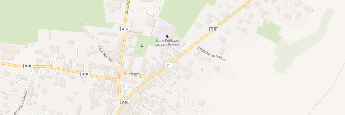 Plan du 21 Rue de la Gare à Cérences