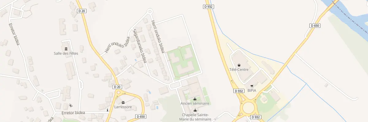 Plan du 49 Sorrogaineko bidea à Larressore