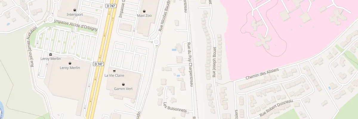 Plan du 126 Rte du Puy Charpentreau à La Roche-sur-Yon