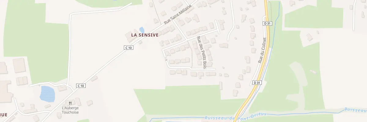 Plan du 15 Rue des champs fleuris aux Touches