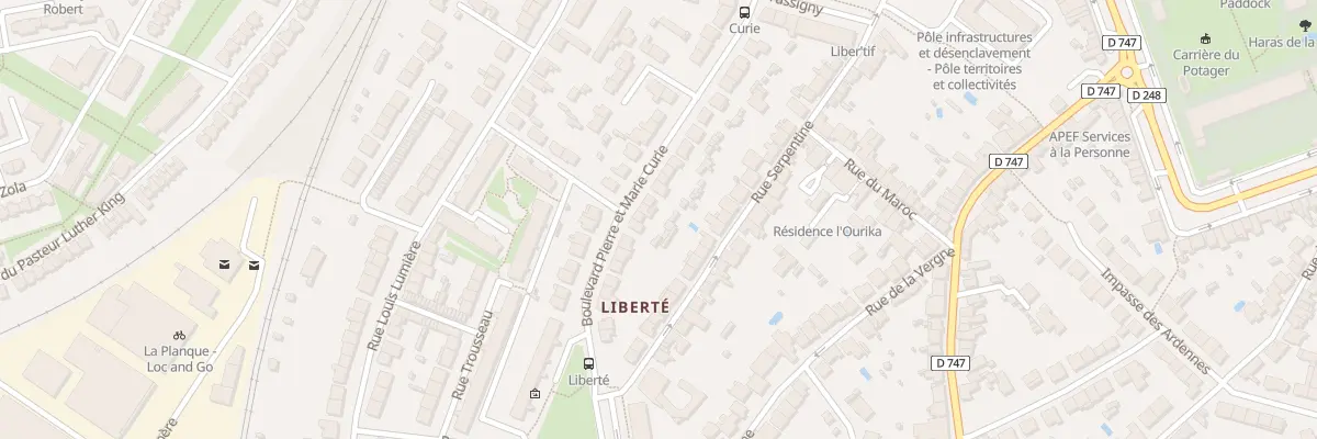 Plan du 53 Bd Pierre et Marie Curie à La Roche-sur-Yon