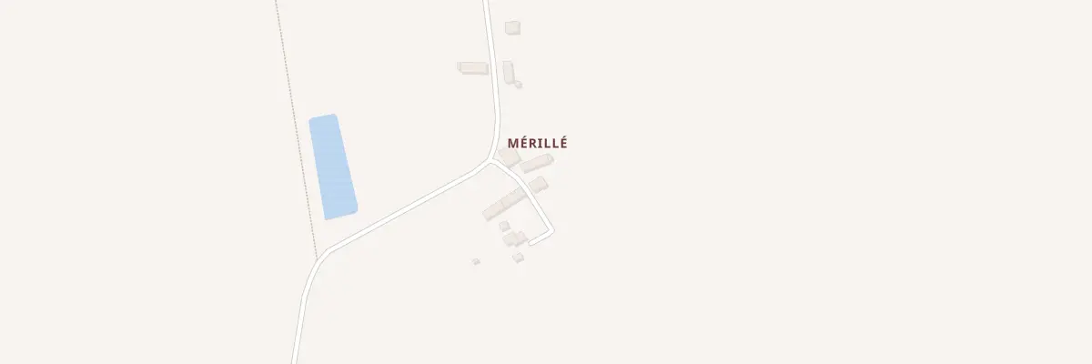 Plan du 1035 Mérillé à Essé