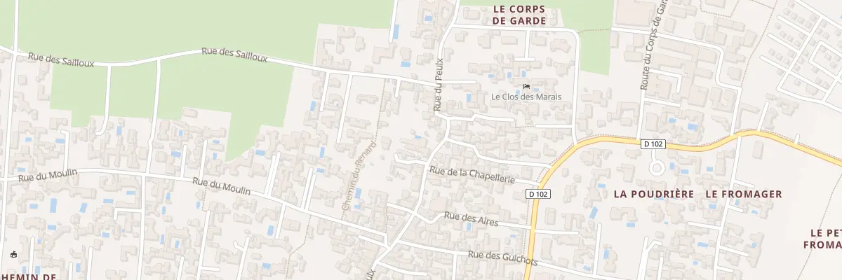 Plan du 41 Rue du Peulx à Loix