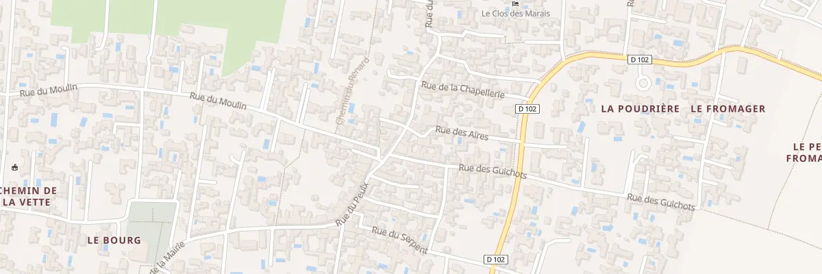 Plan du 28 Rue du Peulx à Loix