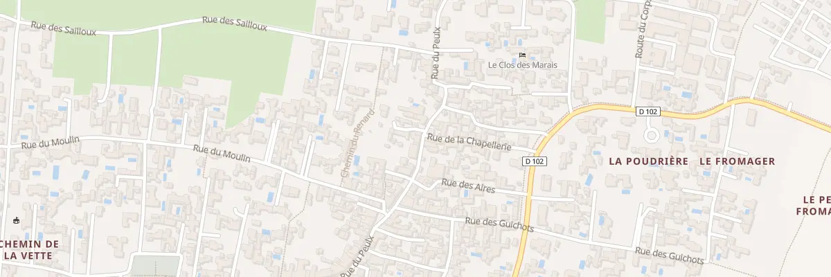 Plan du 5379 Rue du Peulx à Loix