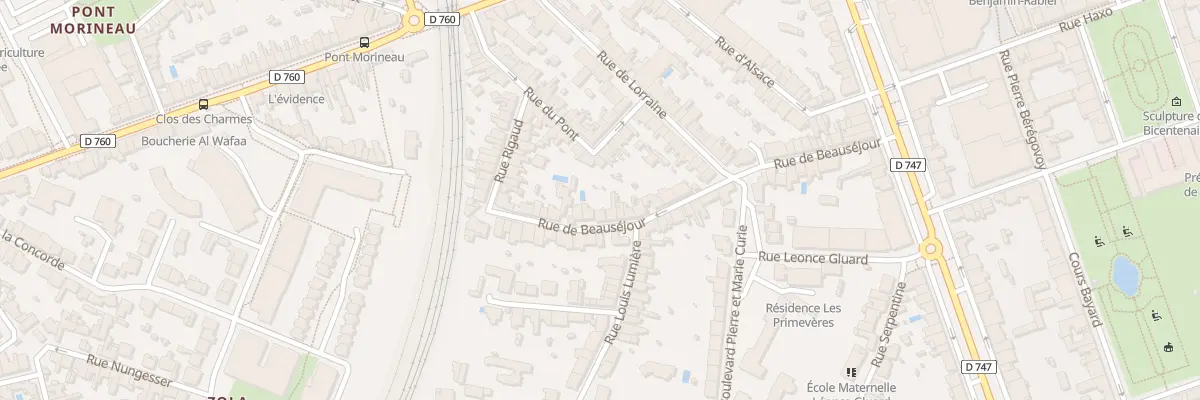 Plan du 30 Rue de beauséjour à La Roche-sur-Yon