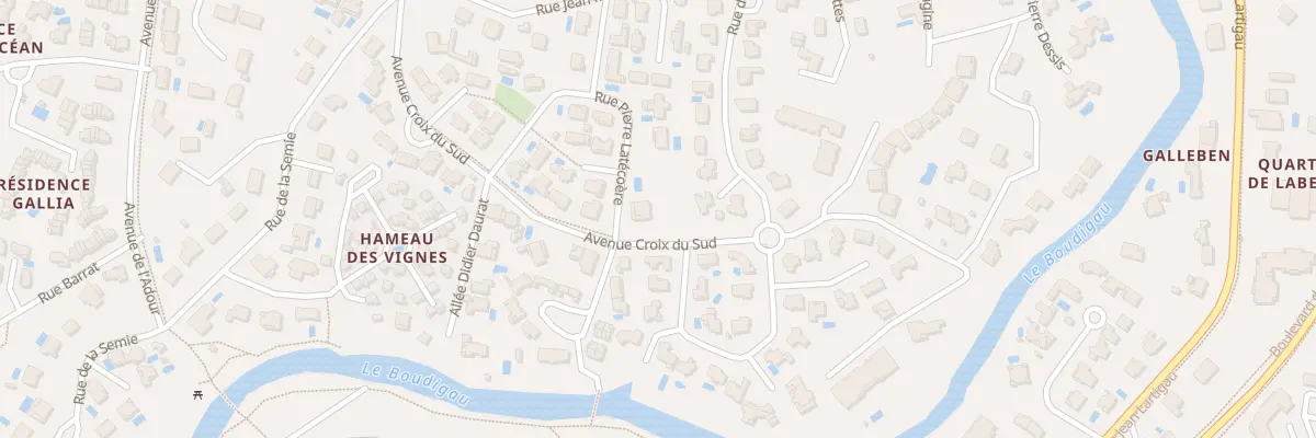 Plan du 11 Rue Pierre Latécoère à Capbreton
