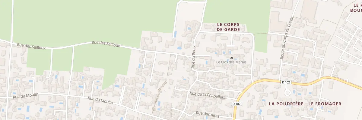 Plan du 3 Rue des Sailloux à Loix