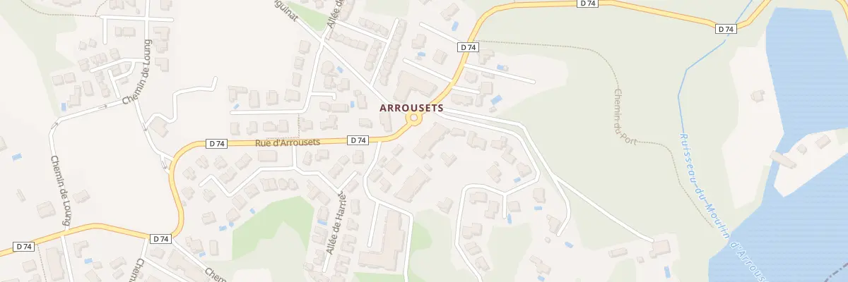 Plan du 114 Rue d’Arrousets à Bayonne