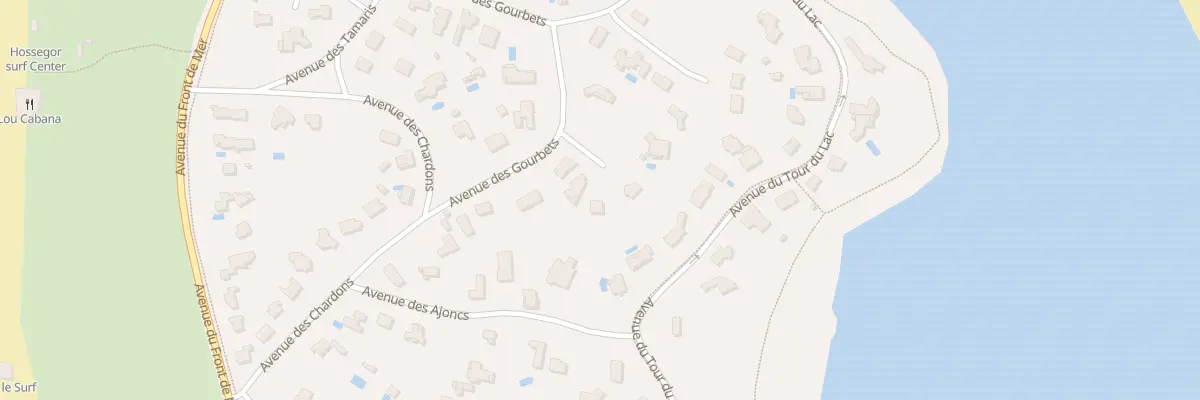 Plan du 46 Imp des Gourbets à Soorts-Hossegor