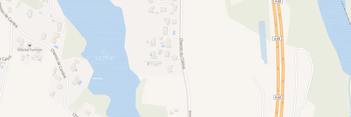 Plan du 861C Che du Claous à Ondres