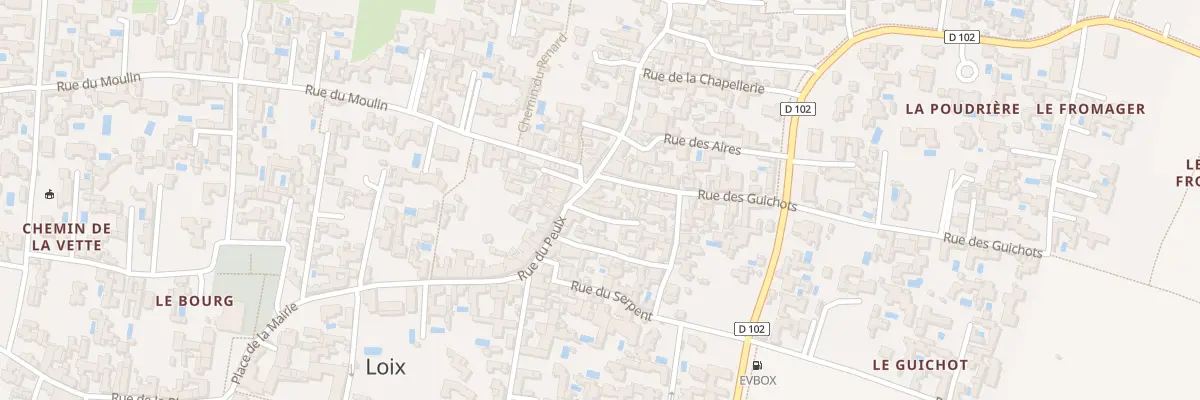 Plan du 20 Rue du Peulx à Loix