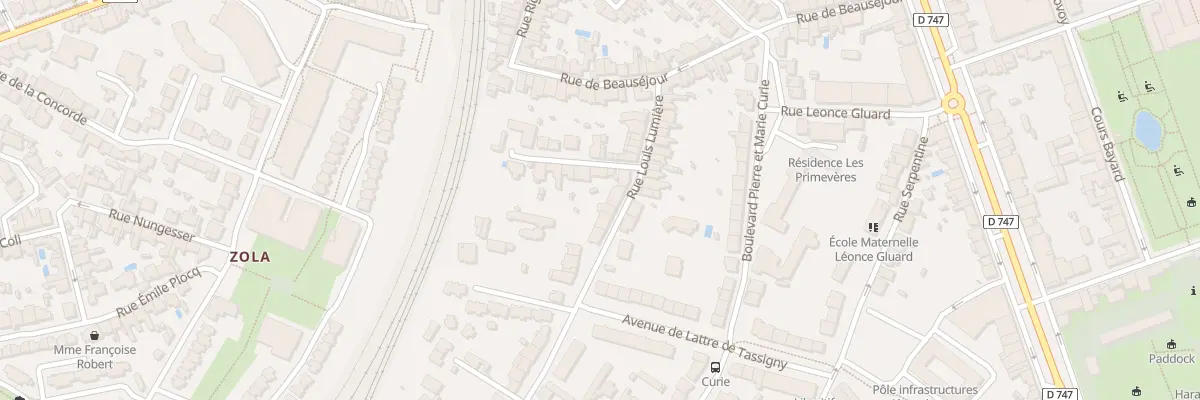 Plan du 28 Rue Louis Lumière à La Roche-sur-Yon
