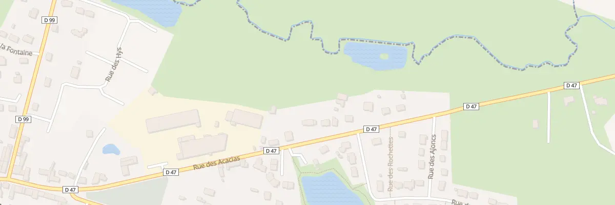 Plan du 11B Rue des Acacias à Coësmes
