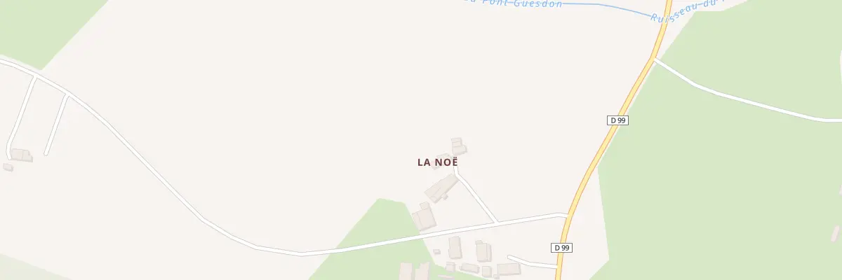 Plan du 4 La Noë au Theil-de-Bretagne