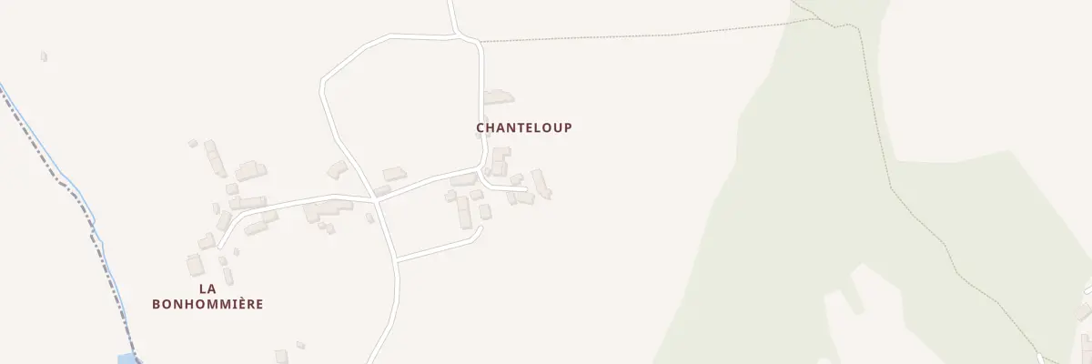 Plan du 5126 Chanteloup au Tiercent