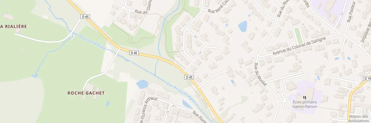 Plan du 1 Rue René Couzinet à Moutiers-les-Mauxfaits