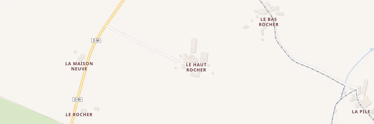 Plan du 5077 Le Haut Rocher à Sainte-Colombe