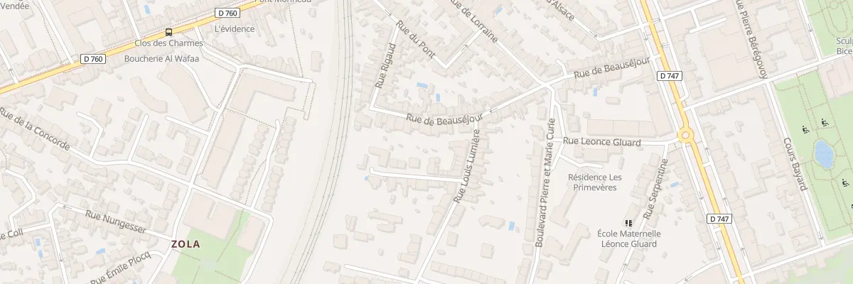 Plan du 45 Rue de beauséjour à La Roche-sur-Yon