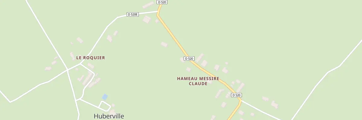 Plan du 6 Hameau Messire Claude à Huberville