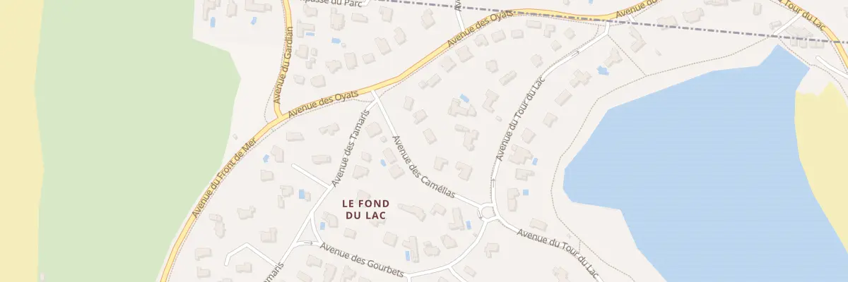 Plan du 140 Av des Camélias à Soorts-Hossegor