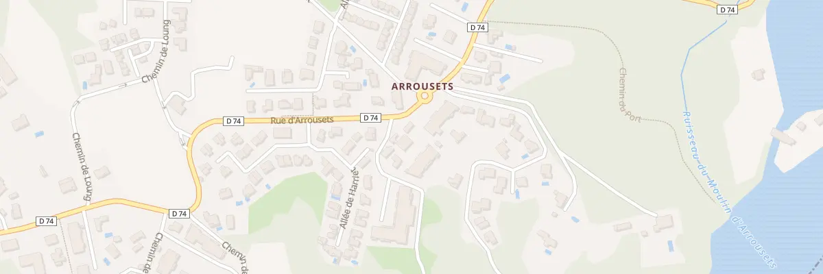 Plan du 110 Rue d’Arrousets à Bayonne