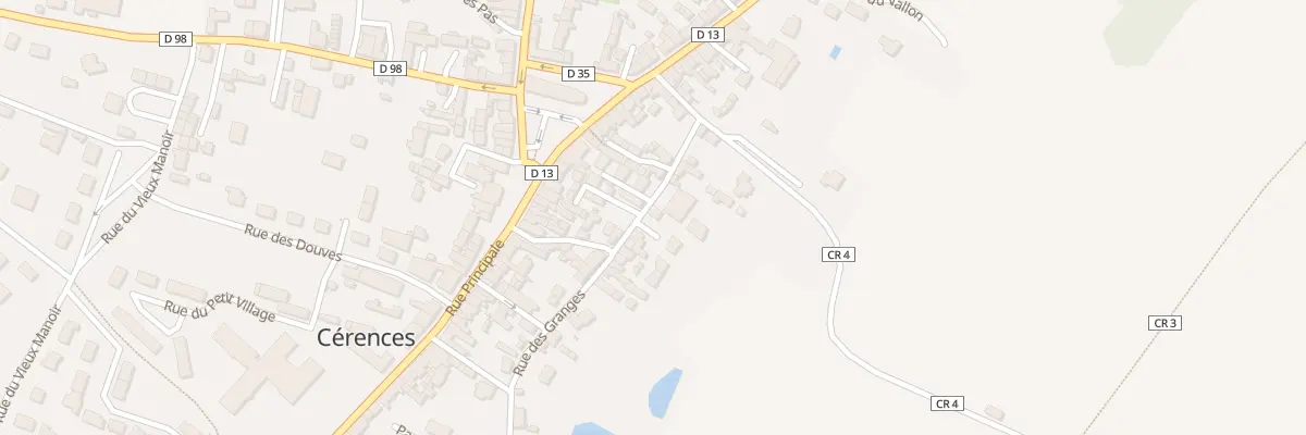 Plan du 9 Rue des Granges à Cérences