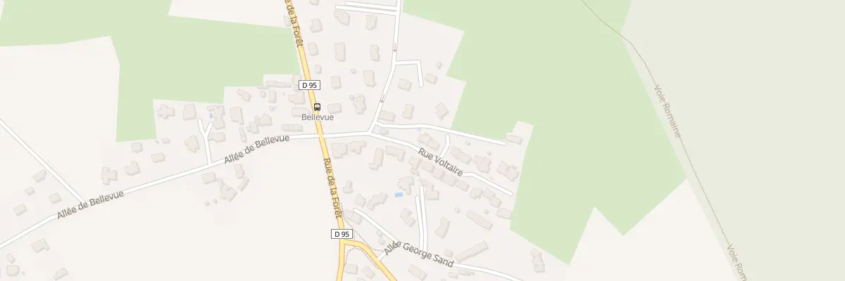 Plan du 1 Rue Voltaire à La Bouëxière