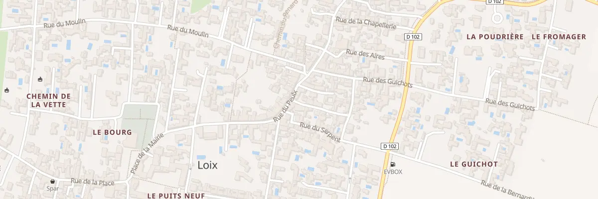 Plan du 16 Rue du Peulx à Loix
