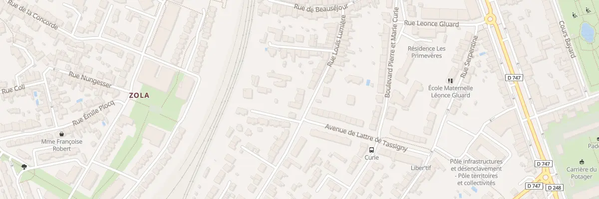 Plan du 40 Rue Louis Lumière à La Roche-sur-Yon