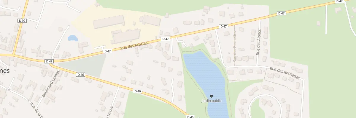 Plan du 6 Sq des Acacias à Coësmes